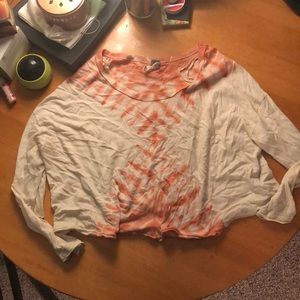 Free People Tie Dye Top